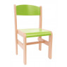 [Drevená stolička Extra BUK - zelená - 31 cm]