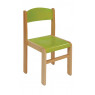 [Drevená stolička BUK - zelená - 35 cm]
