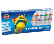 Temperové farby, 10 odtieňov