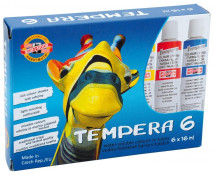 Temperové farby, 6 odtieňov