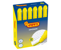 Neonový gélový zvýrazňovač - žlté, 12 ks