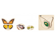 Vrstvové puzzle - Motýľ