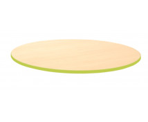 Stolová doska 25 mm, JAVOR, kruh 85 cm - zelená