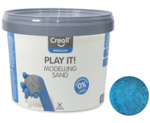 Jemný modelovací piesok - modrý