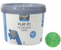 Jemný modelovací piesok - zelený