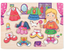 Obliekacie puzzle - Dievča
