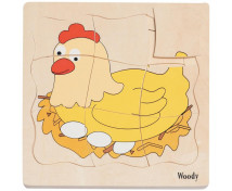 Vrstvové puzzle - Vývoj sliepky