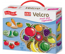 Velcro skladačky- Ovocie a zelenina