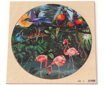Puzzle - Divoké zvieratká - V dažďovom pralese