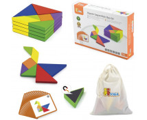 Magnetický tangram - sada 35 ks