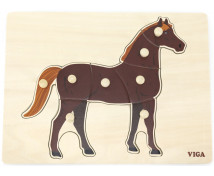 Vkladacie puzzle - Kôň