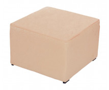 Sedačka farebná - taburetka, pastelová hnedá - 31 cm