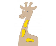 Skrinková dekorácia - Žirafa pastelové hnedá