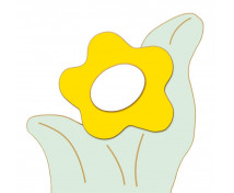 Skrinková dekorácia - Lúčny kvietok žltý