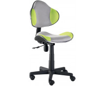 Študentská stolička - sivo - zelená
