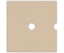 Dvierka Numeric 1 - pastelové hnedé