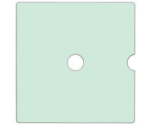 Dvierka Numeric 1 - pastelové zelené