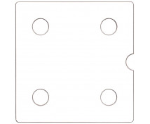 Dvierka Numeric 4 - biele