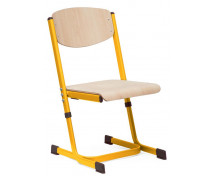 Stolička s reguláciou výšky, veľ. 3-4, žltá