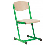 Stolička s reguláciou výšky, veľ. 5-6, zelená