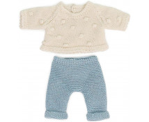 Pletená súprava pre bábiku (21 cm)