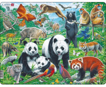 Puzzle - Zvieratá v Ázii