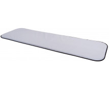 Tenký textilný matrac - 180 cm, sivý