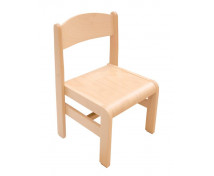 Drevená stolička Extra BUK prírodná - 26 cm