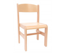 Drevená stolička Extra BUK -  prírodná - 31 cm