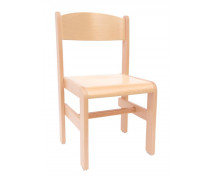 [Drevená stolička Extra BUK - prírodná - 35 cm]
