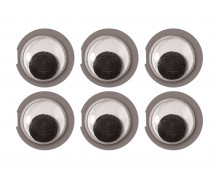 Okrúhle plastové pohyblivé očká, 14 mm