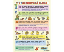 Vyjmenovaná slova XL (100x70 cm) - CZ verzia