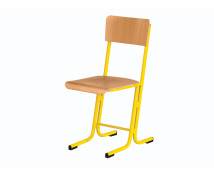 Školská stolička LEKTOR - žltá, veľ. 3