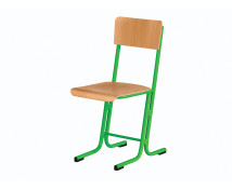 Školská stolička LEKTOR  - zelená, veľ. 4