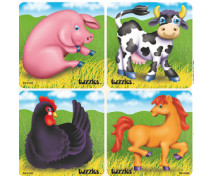 Sada puzzle - zvieratá z farmy