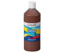 Farba vys.lesklá - hnedá 500 ml