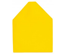 Filcový panel Domček - žltý