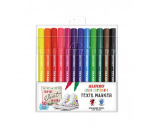 ALPINO Fixy na textil, 10 farieb