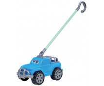 Auto na tyči, modré