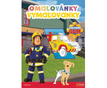 Vymaľovanky Požiarnik Sam