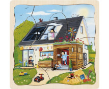 Puzzle - Staviame dom