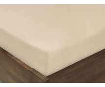 Napínacie prestieradlo JERSEY, 140 x 70 cm, béžové