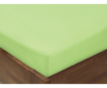 Napínacie prestieradlo JERSEY, 140 x 70 cm, svetlozelené