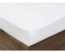 Napínacie prestieradlo FROTÉ, 120 x 60 cm, biele