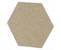 Akustický panel, šesťhranný, béžový