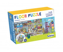 Podlahové puzzle - Život v meste