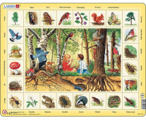 Objavné puzzle v lese - SK verzia