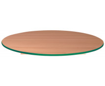 Stolová doska 18 mm, BUK, kruh 90 cm, zelená
