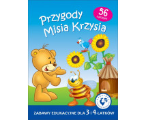 Dobrodružstvá medvedíka Krištofa - hry a samolepky - poľská verzia