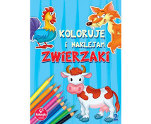 Vyfarbuj a nalepuj - Zvieratká 2 - poľská verzia